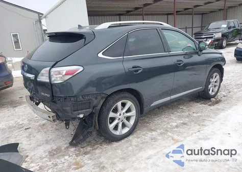 2010 Lexus Rx 350 z USA, uszkodzony, nr VIN 2T2BK1BA3AC009860
